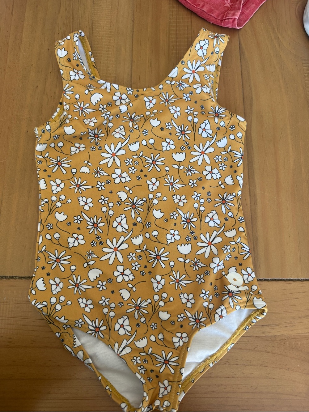 Kids Floral Yellow Dance Leotard